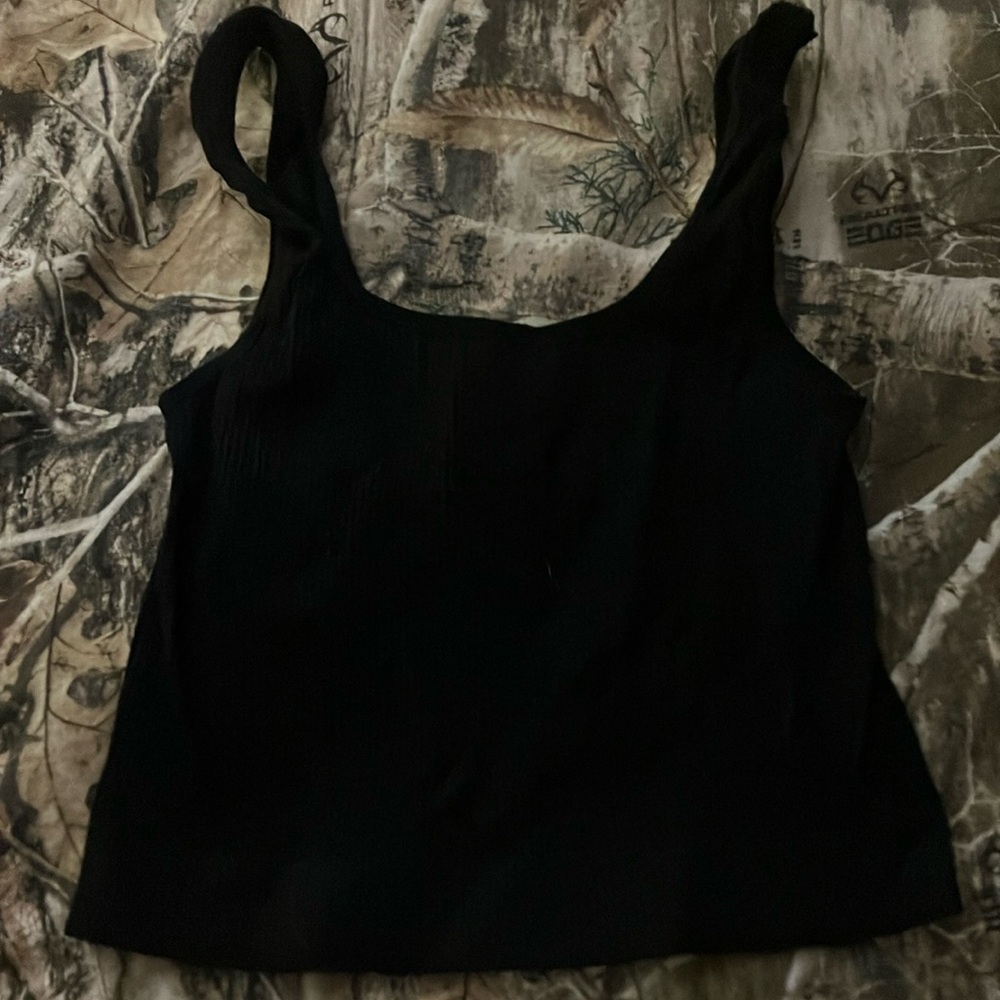 Justify size small black crop top